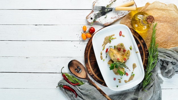 danie domowe na stole